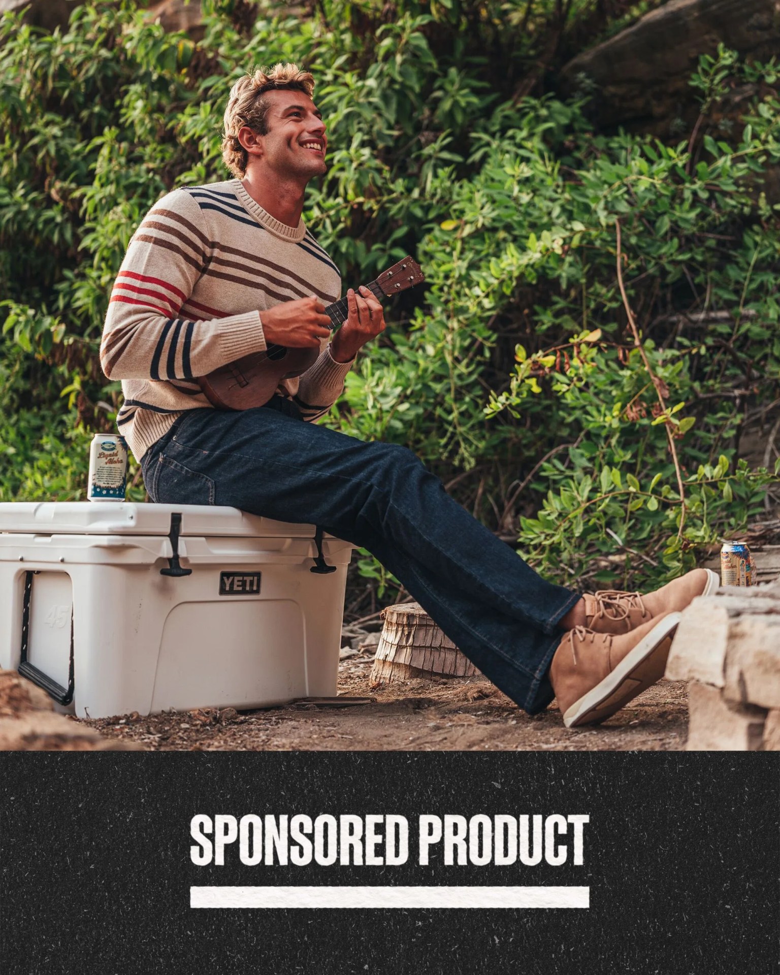 sponsored product a person hiking wearing olukai papakū 'ili boots