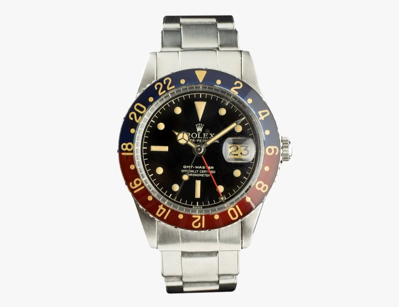 a close up of a watch