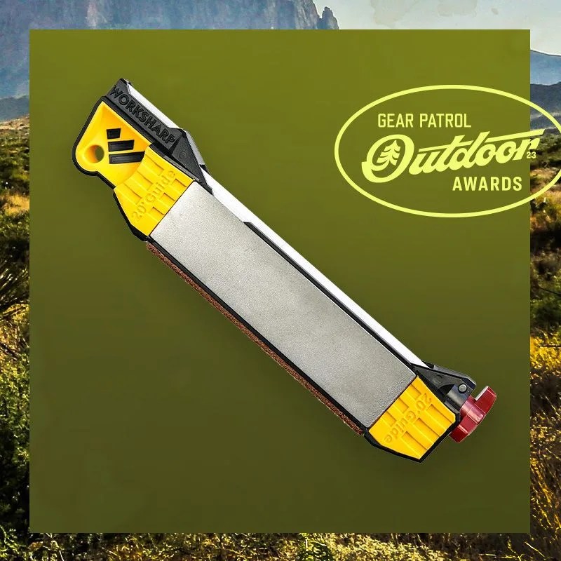 Work Sharp Guided Field Sharpener, Compact Travel Hunting Knife Sharpener Tool