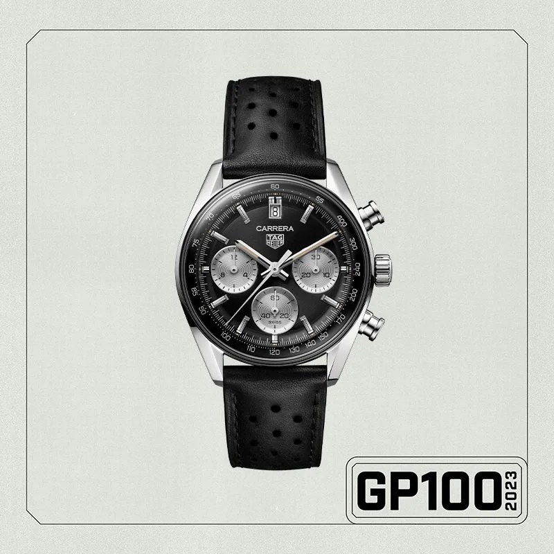 Carrera Chronograph 39mm with Black Dial 'Glassbox'
