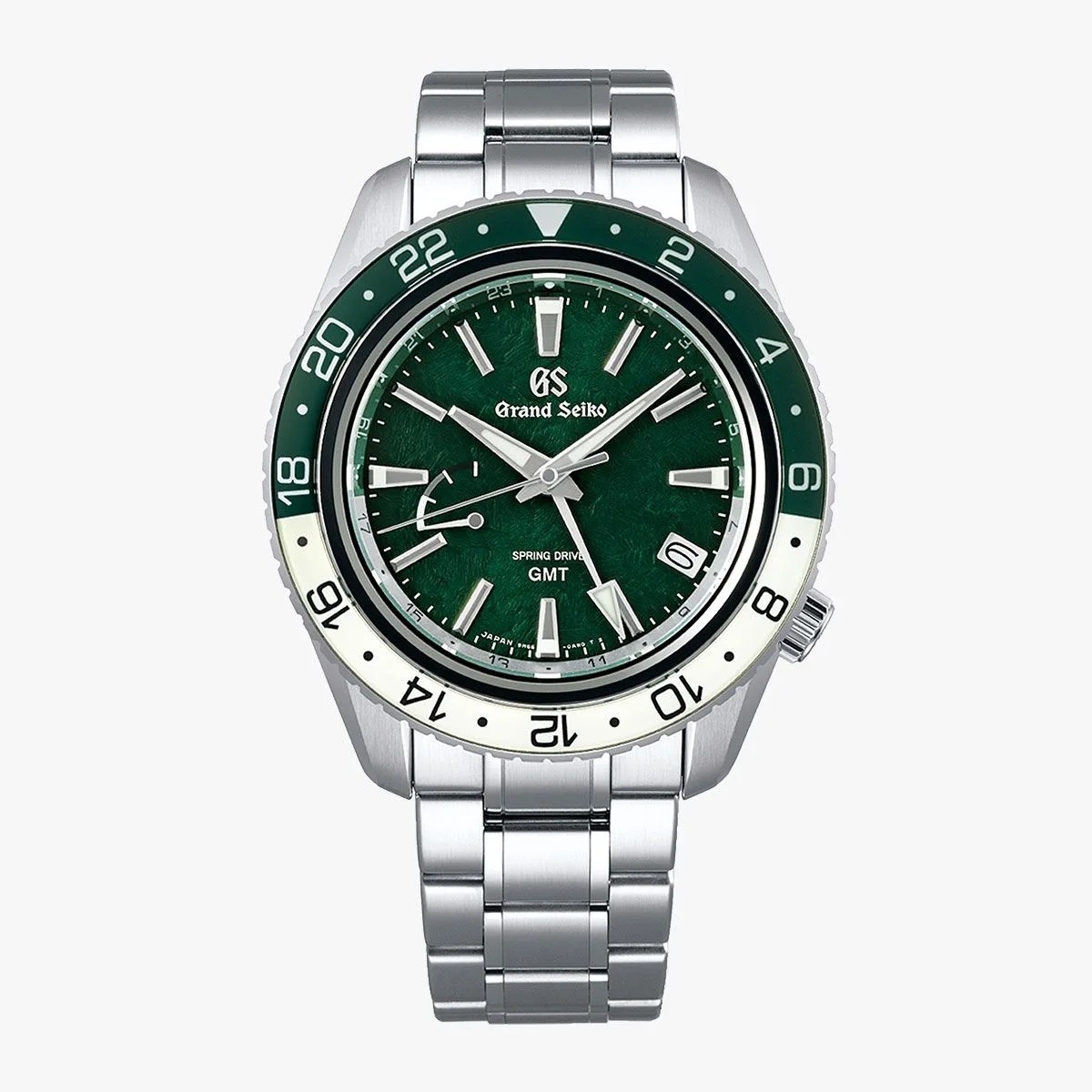 a silver and black watch