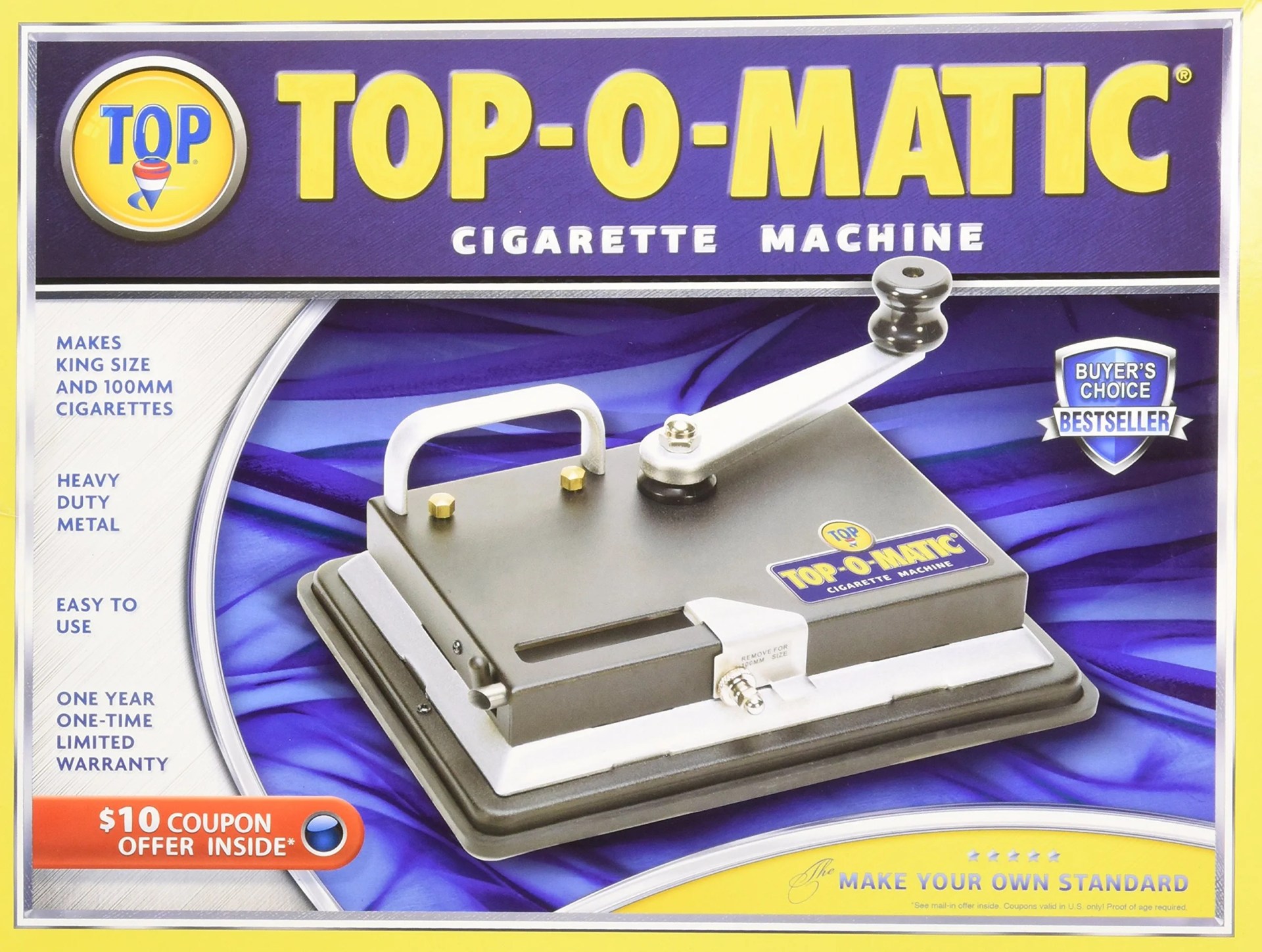Top-O-Matic Cigarette Rolling Machine