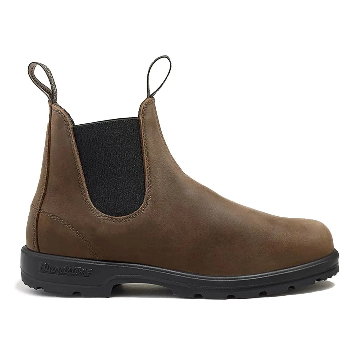 a brown boot with a strap