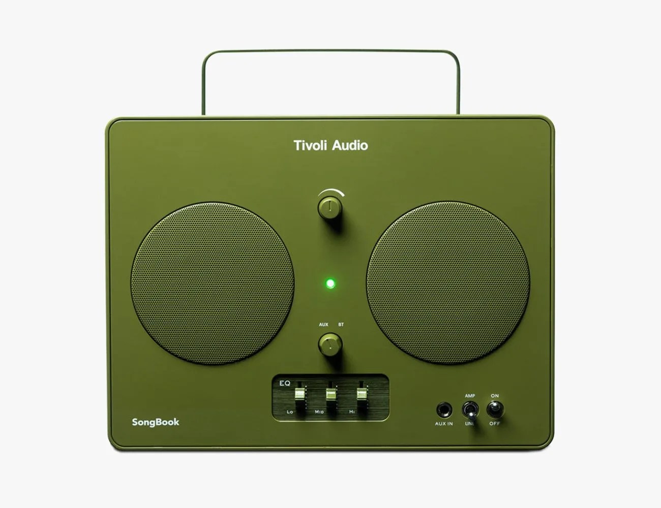 a green stereo