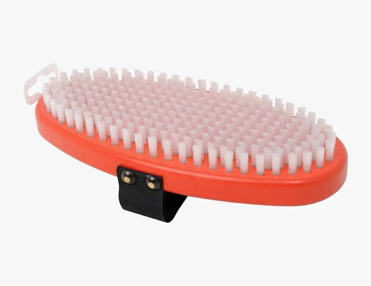 a red and white brush