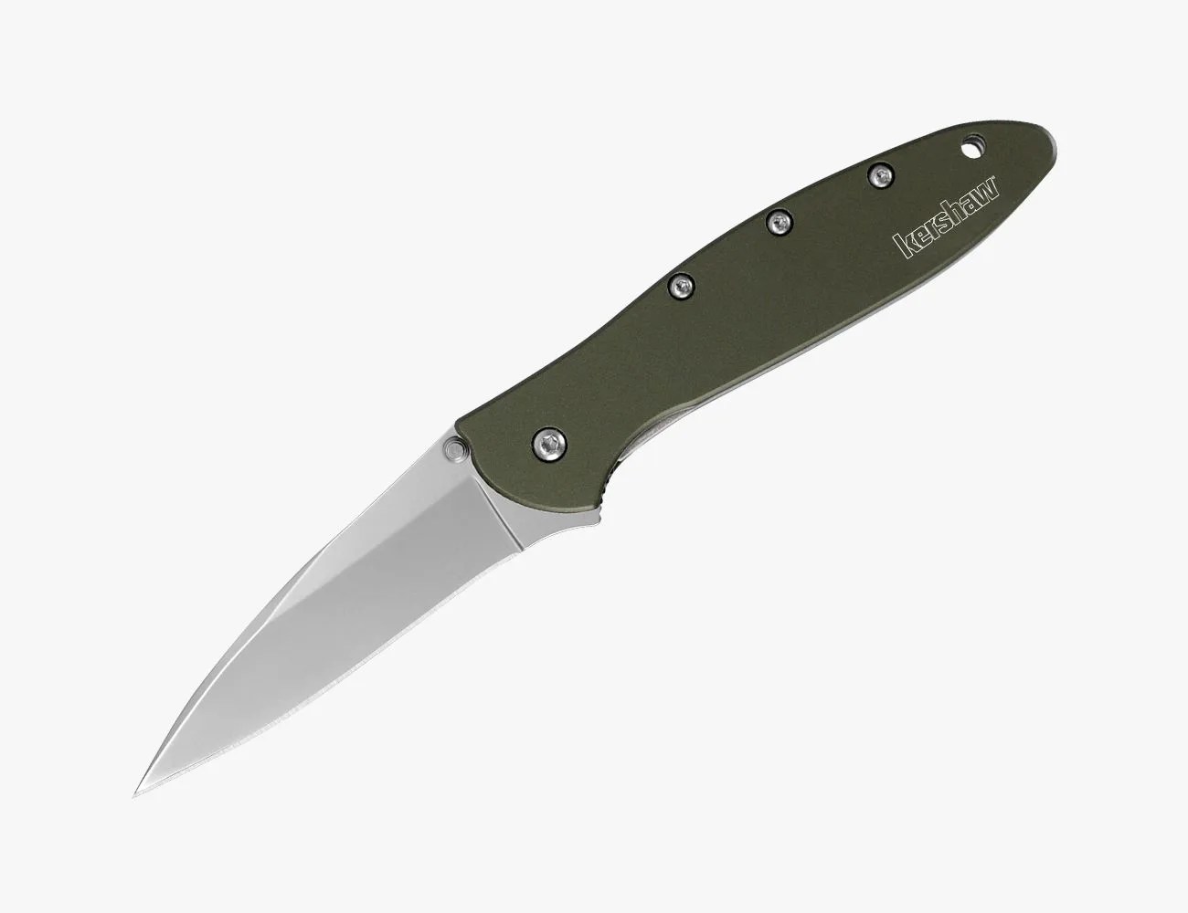 a knife with a handle