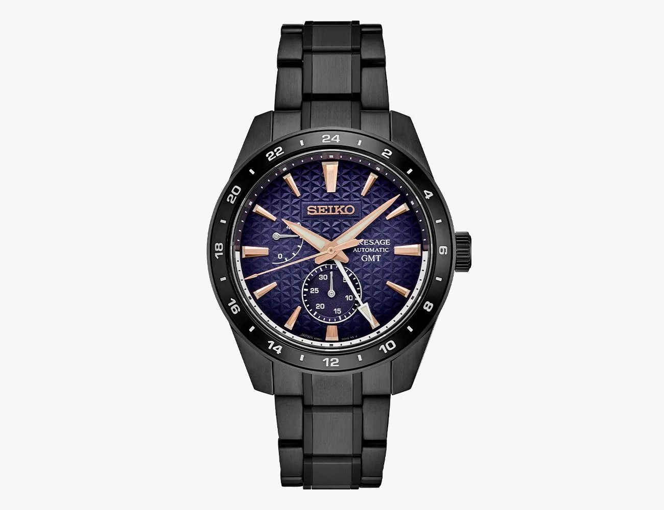 a black wrist watch