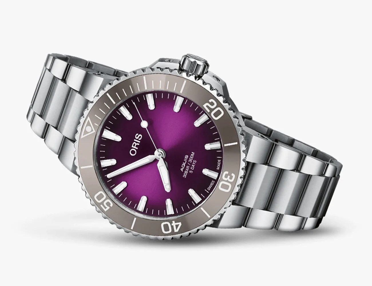 a silver watch