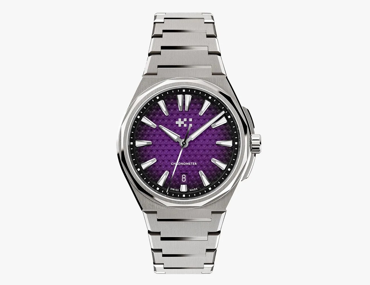 a silver watch