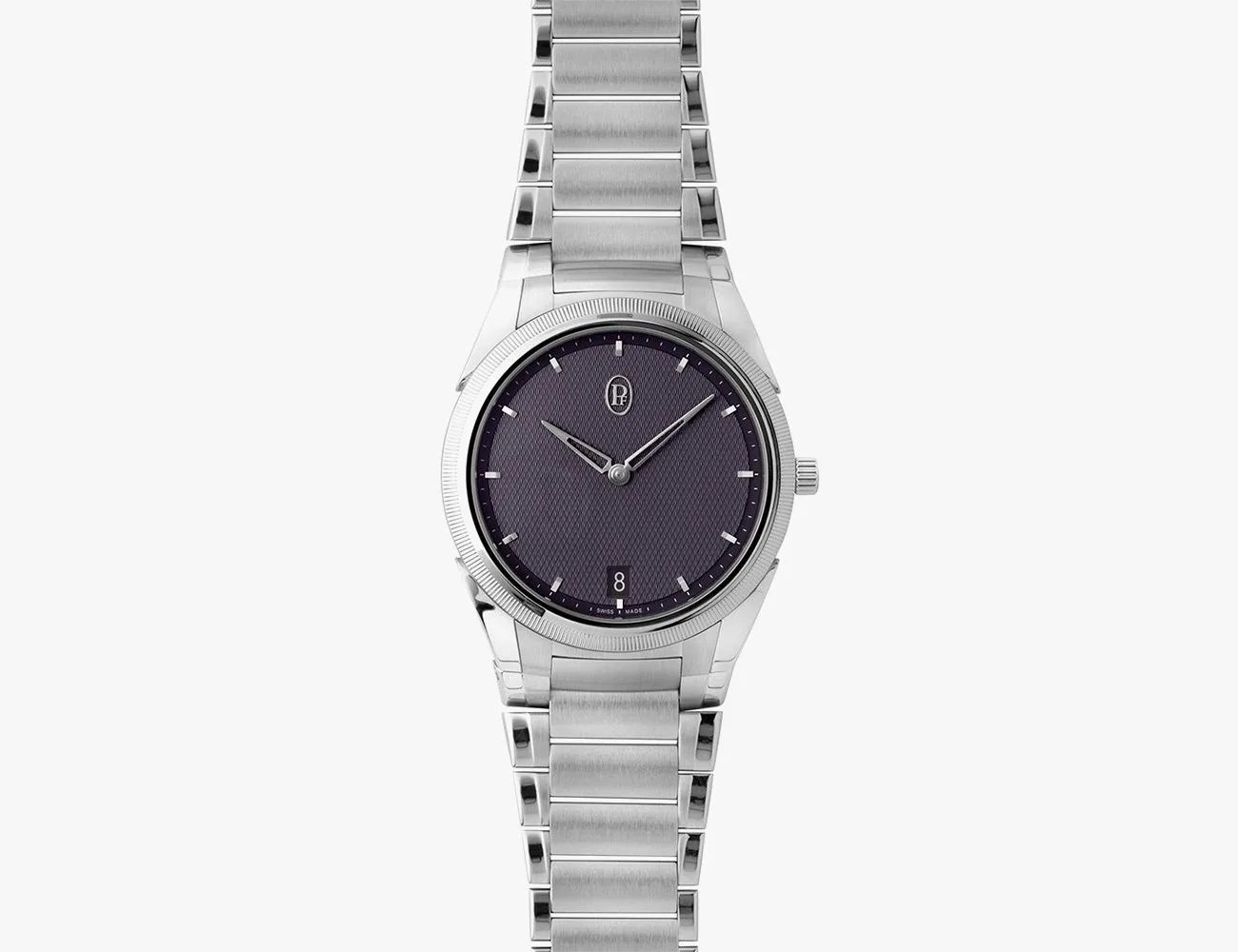 a silver watch