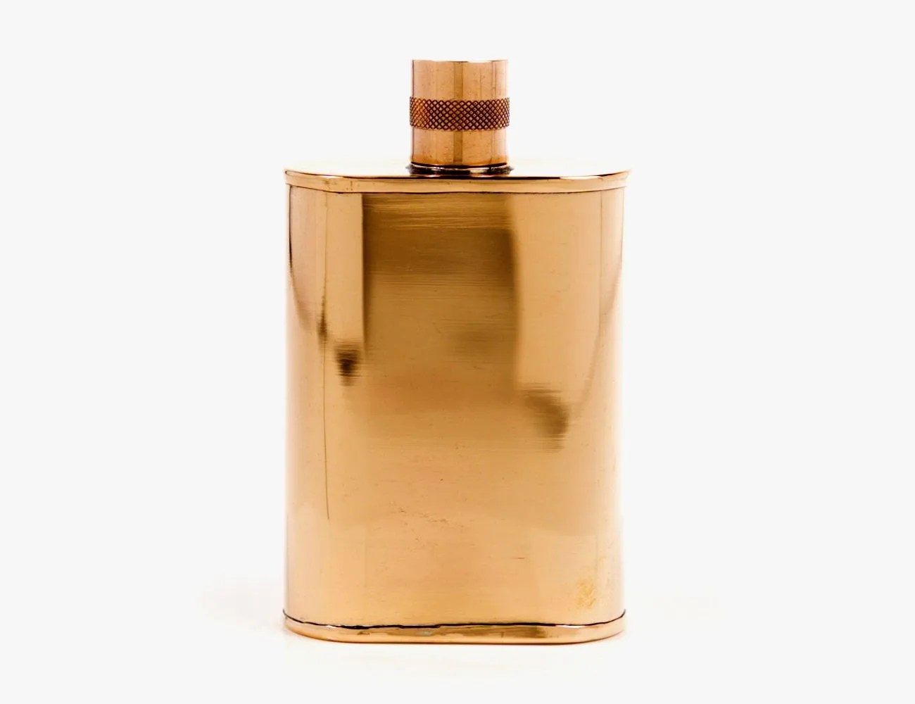 a gold flask