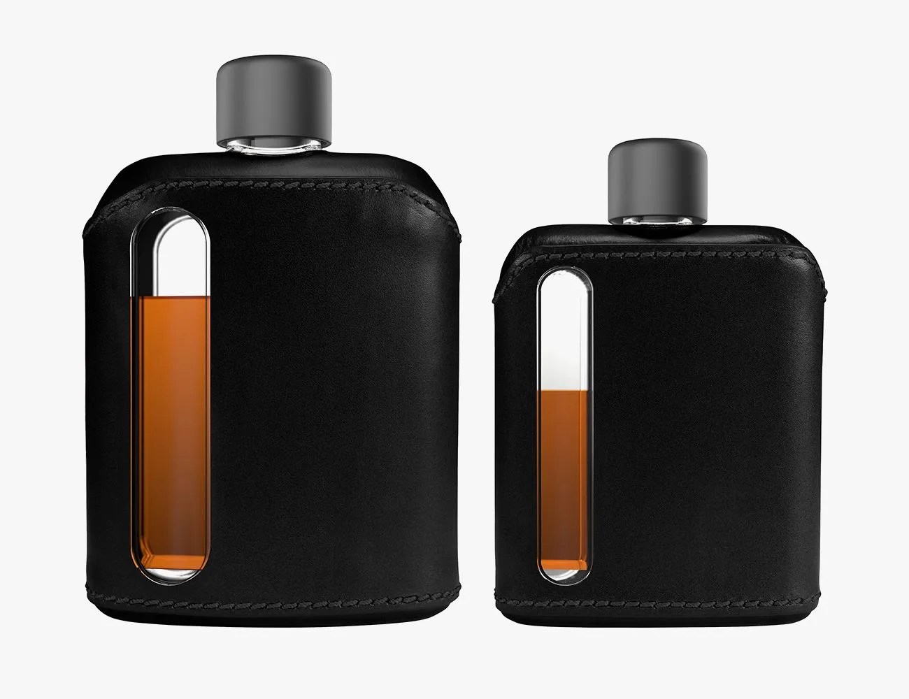 two flasks