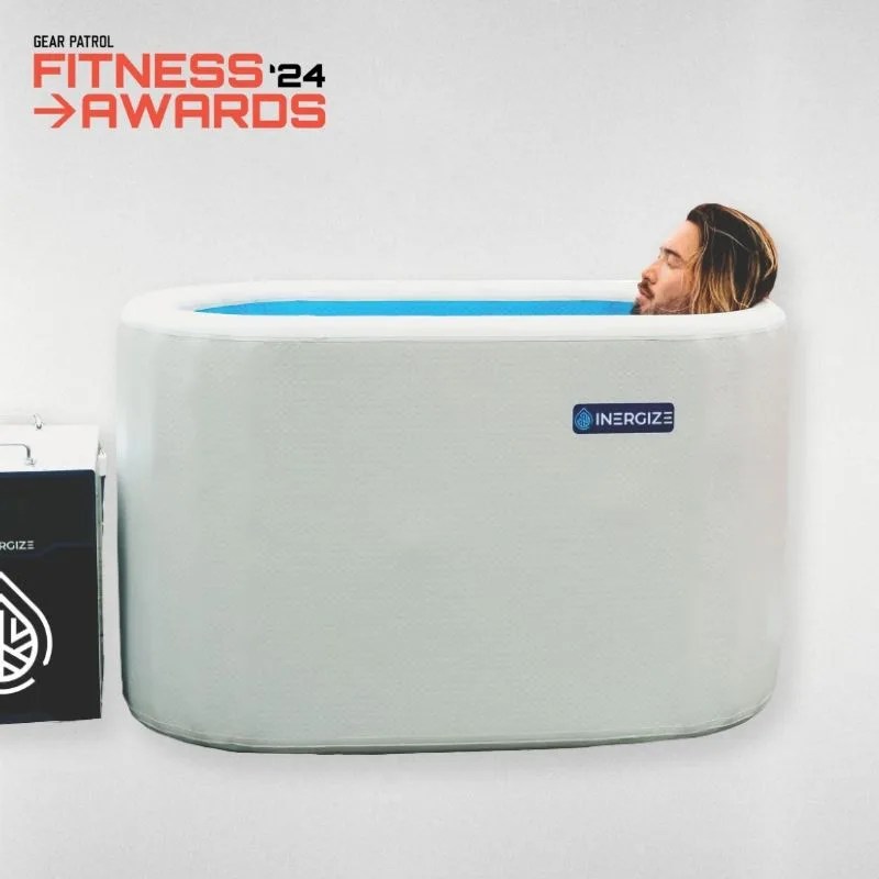 a person lying in a plunge tub