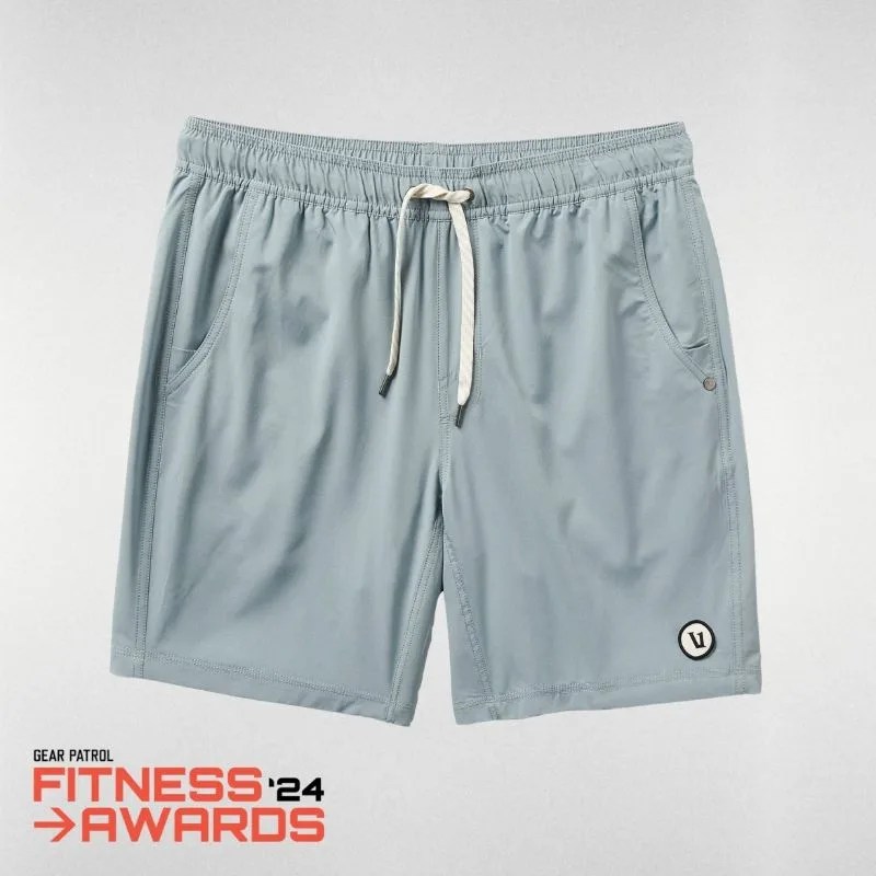 a pair of blue shorts