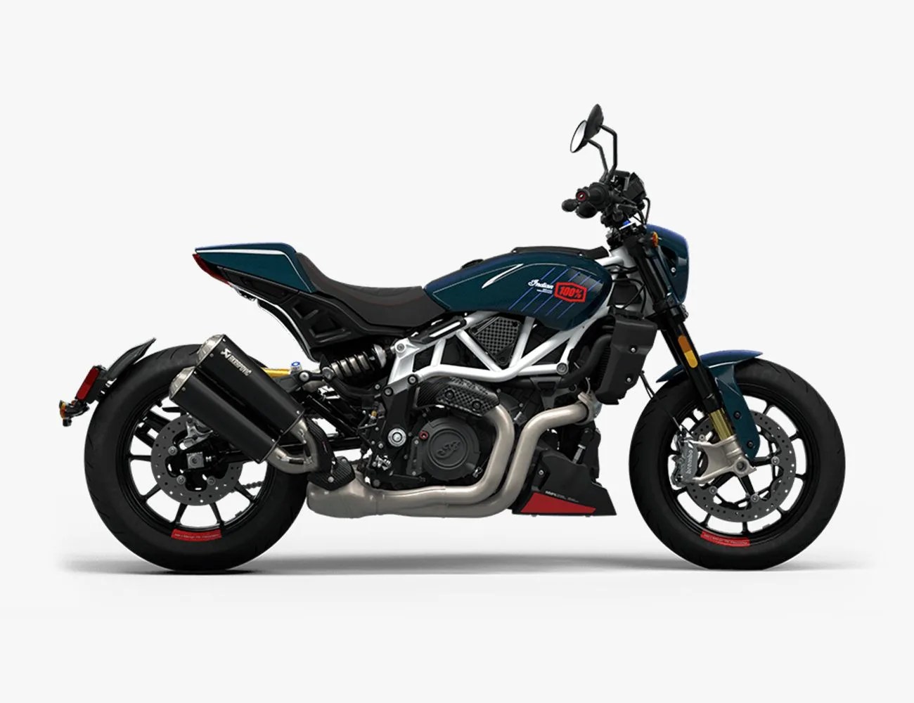 a black and silver motorcycle