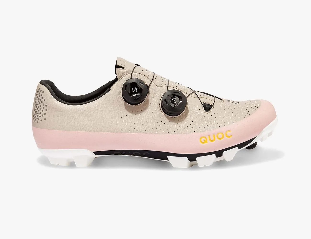 a pink and white shoe