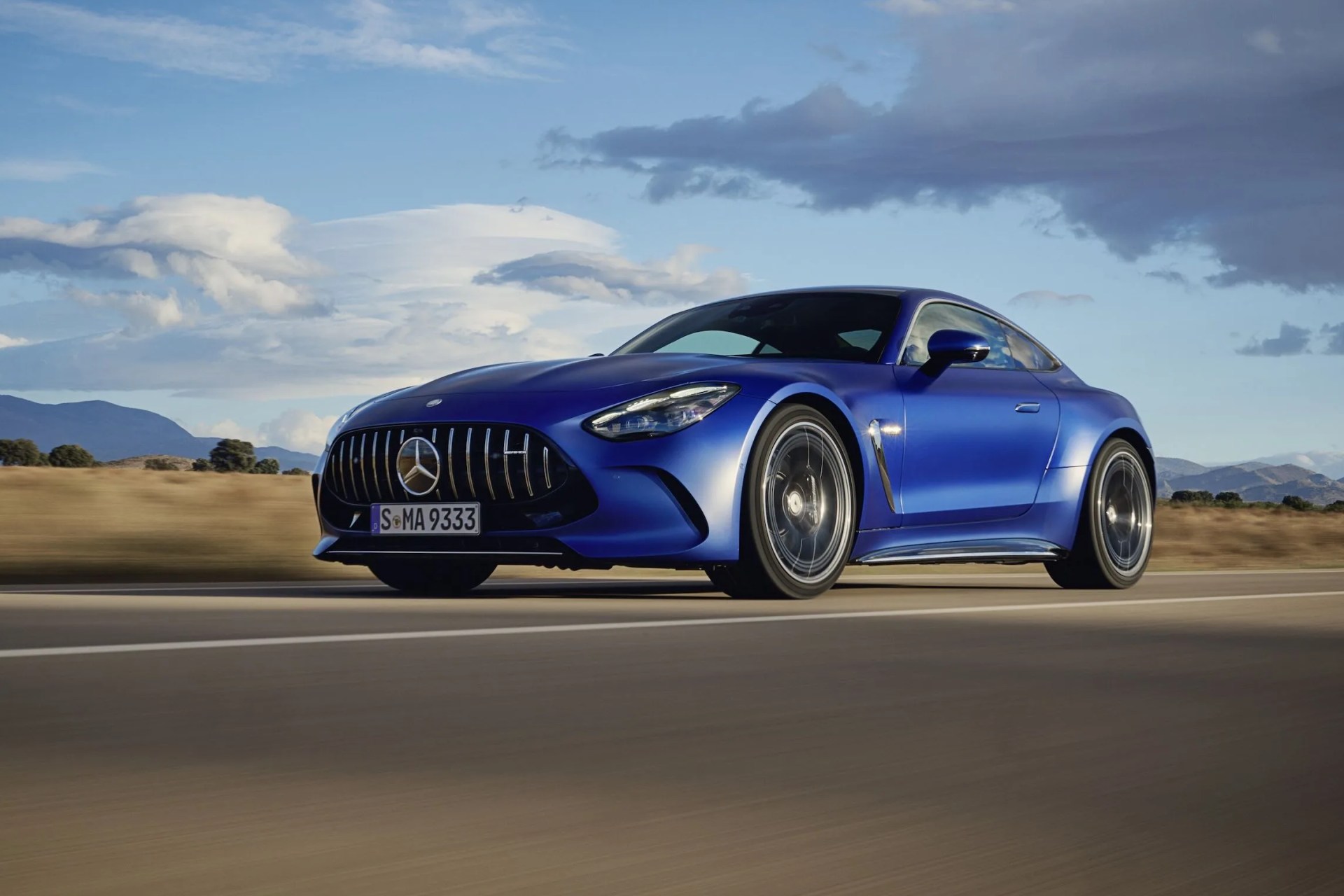 the new mercedes amg gt coupemanufaktur starling blue magno