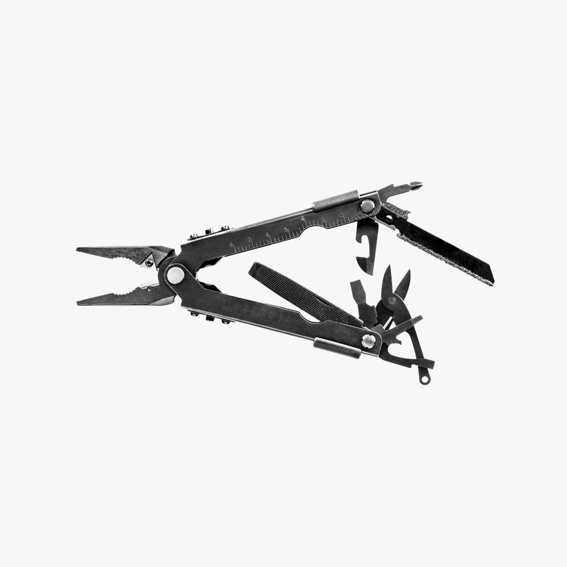 gerber multi pliers on a white background