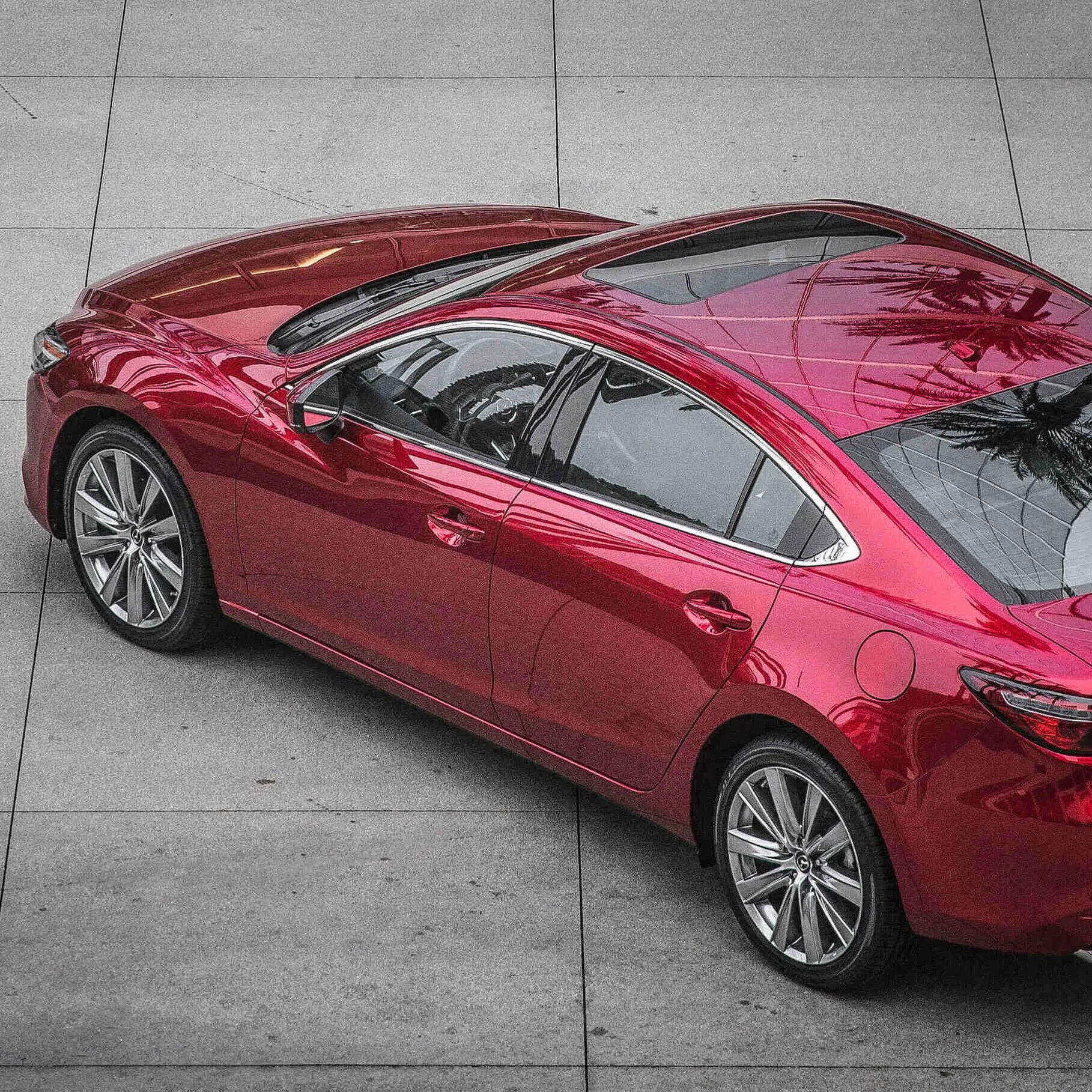Mazda 6 parked
