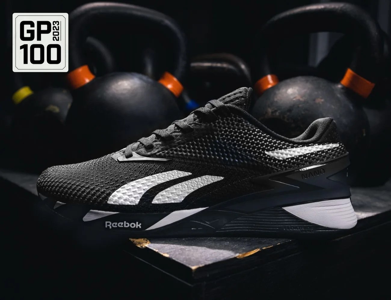 a black tennis shoe