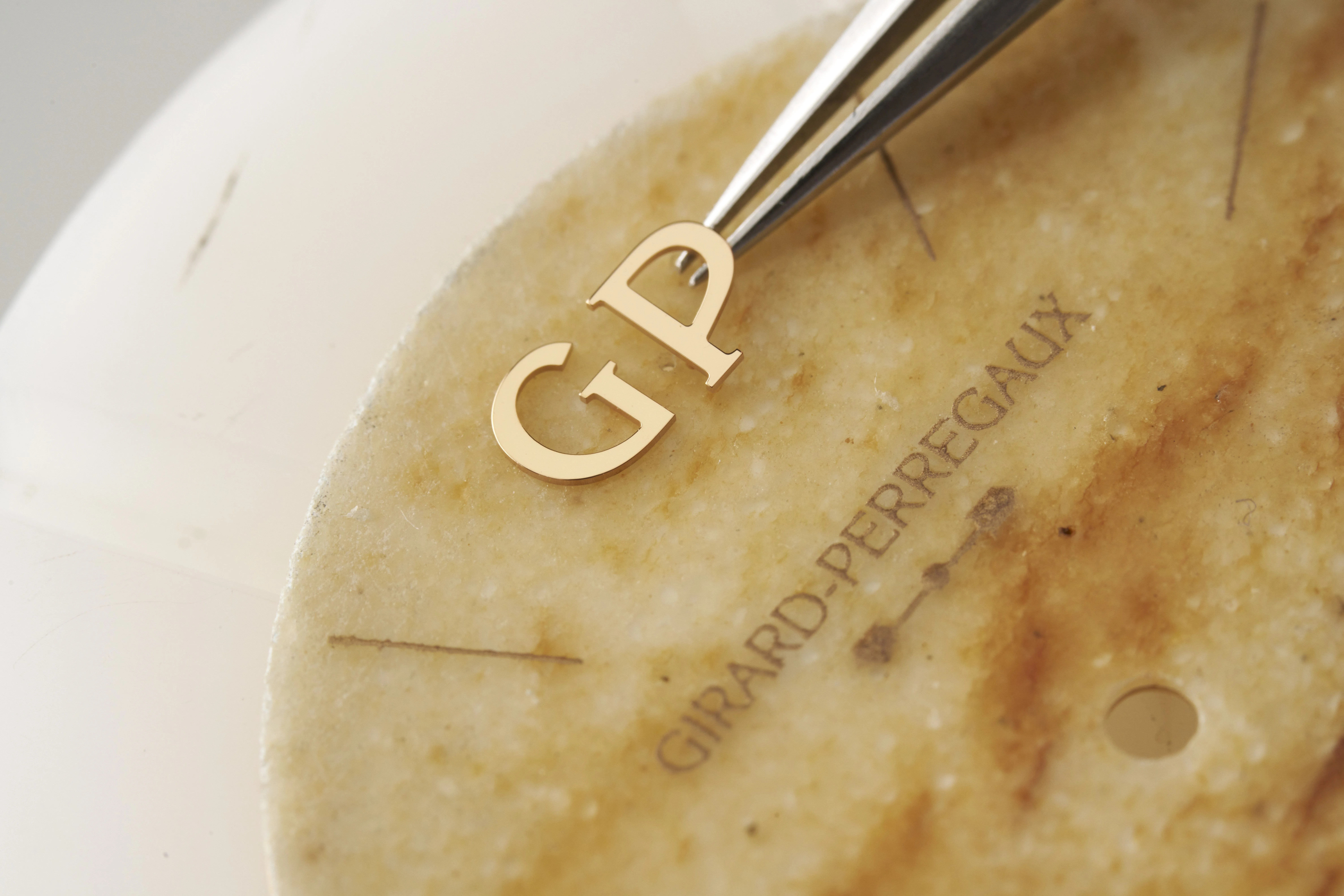 a stone watch dial