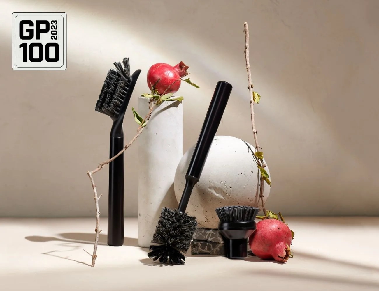a cleaning brush set