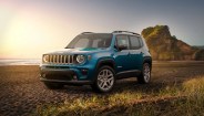 jeep renegade by the ocean