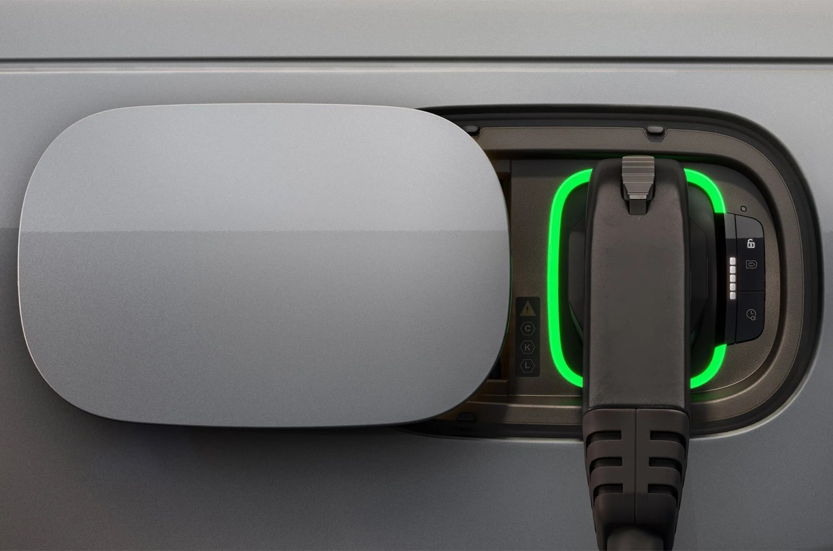 range rover electric charge port