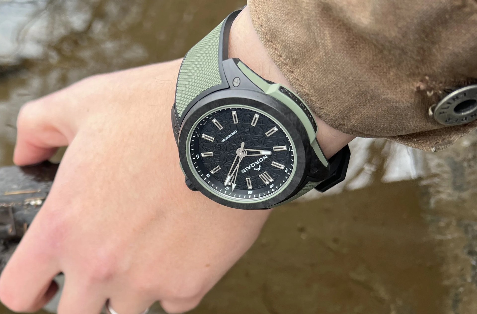 a man wearing a watch