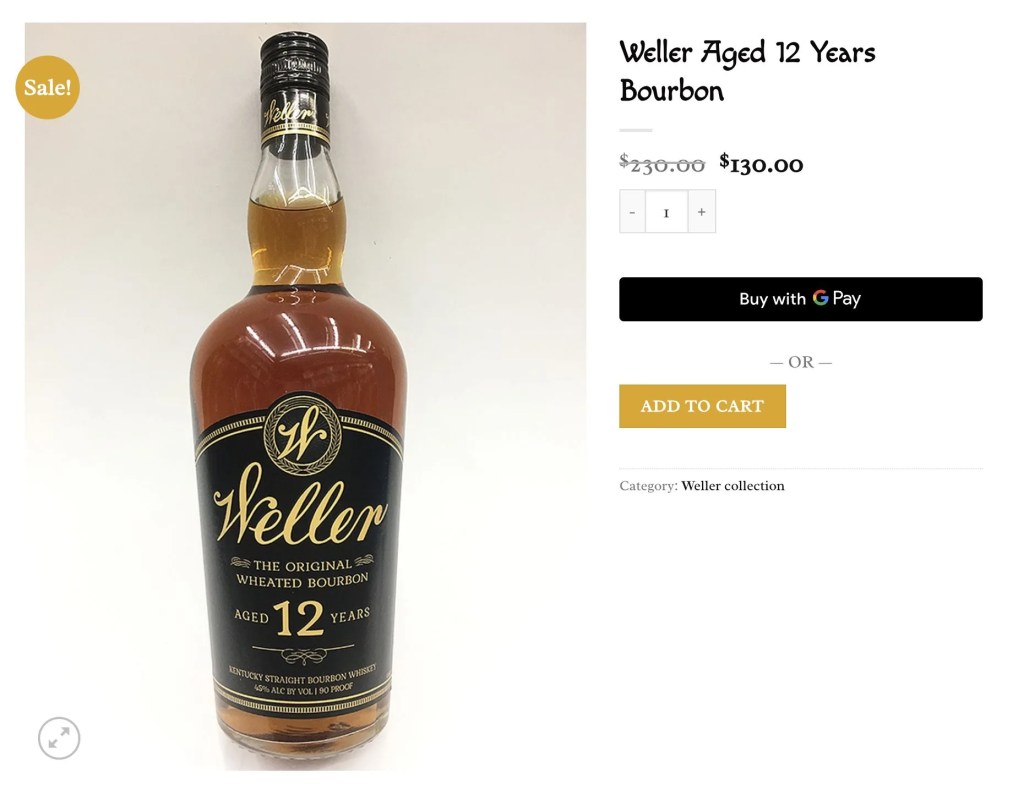 a bottle of whiskey