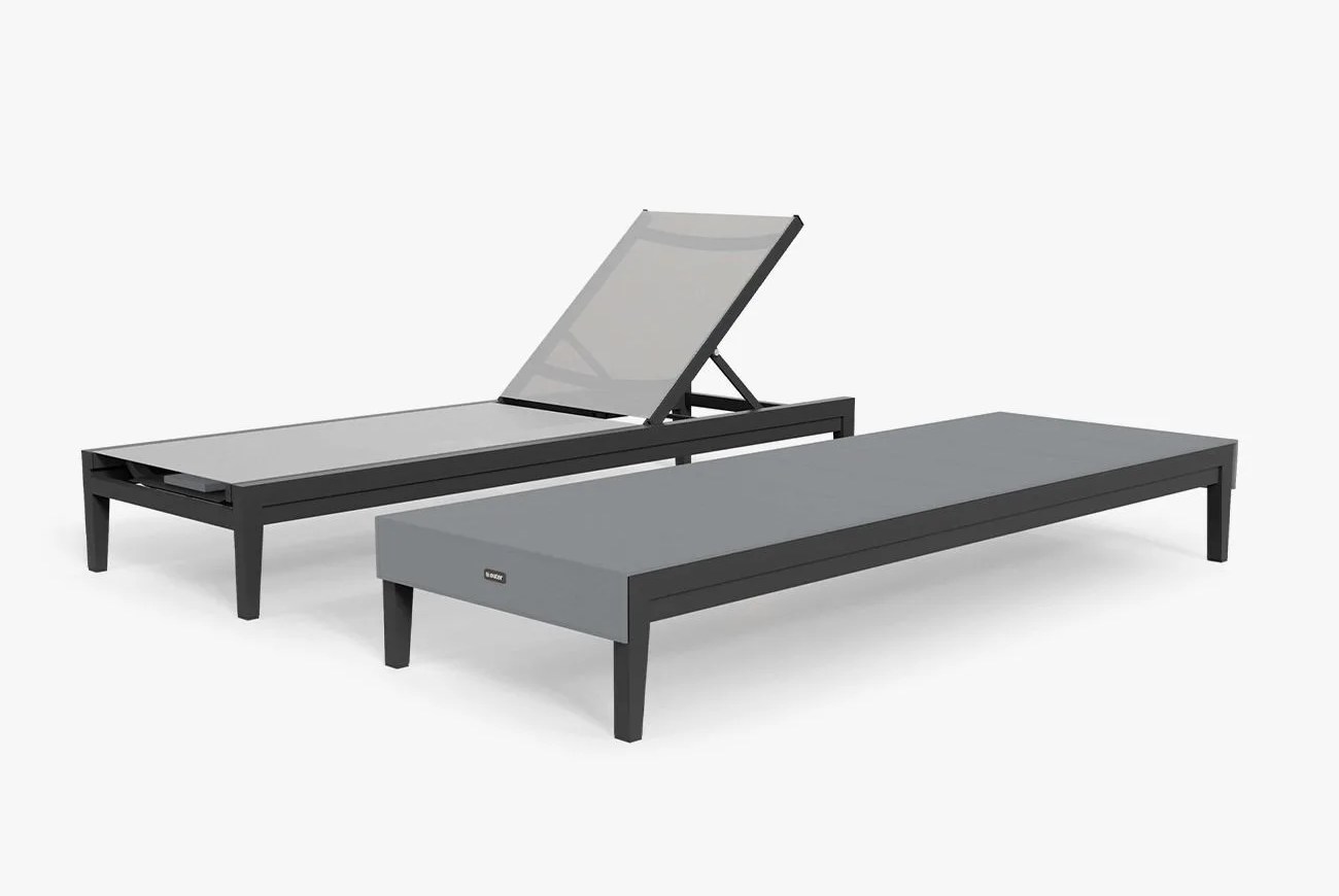 outer aluminum outdoor chaise lounge with outershell
