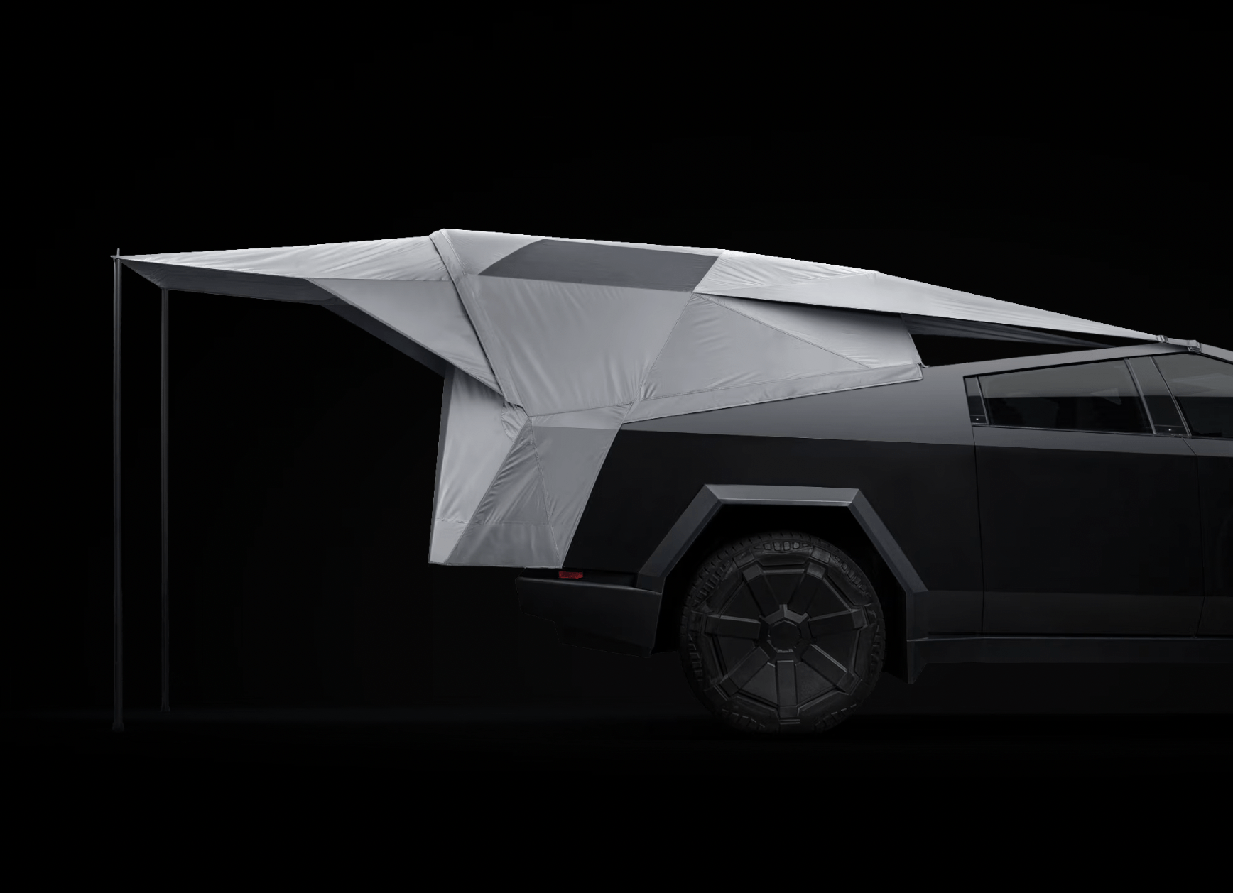 tesla cybertruck basecamp