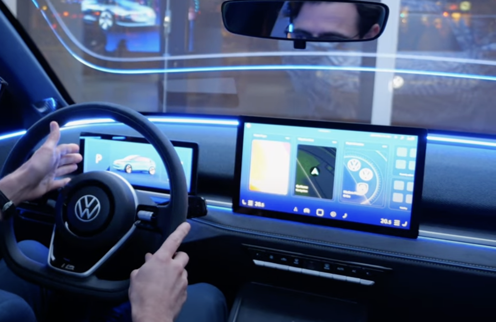 volkswagen interior from youtube video