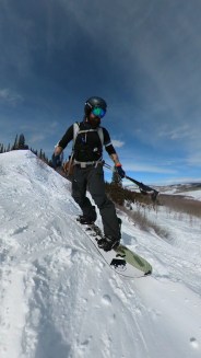 splitboarding bluebird backcountry