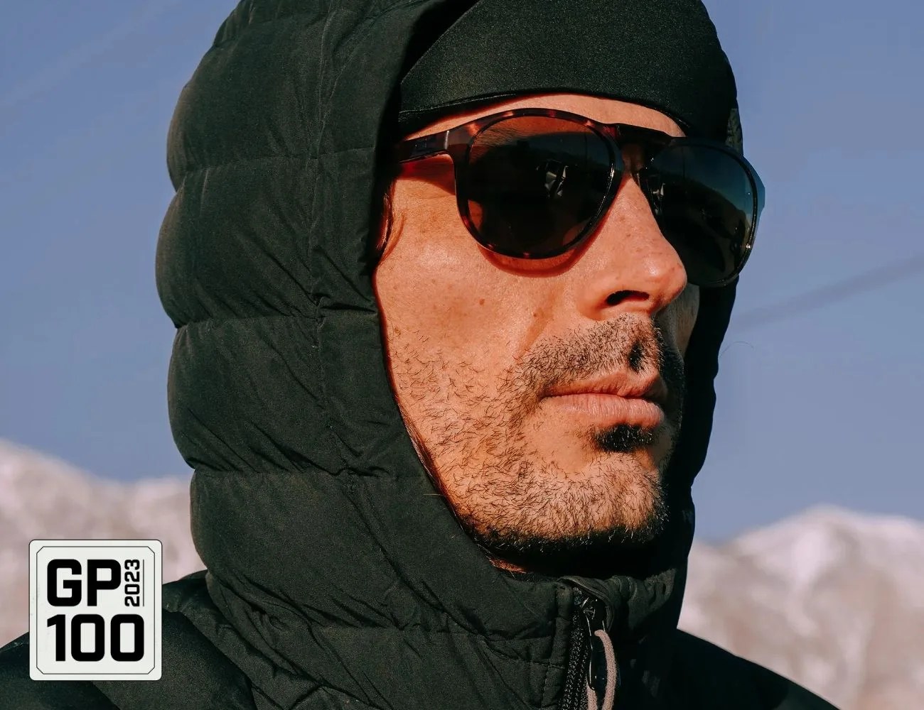 a man wearing sunglasses