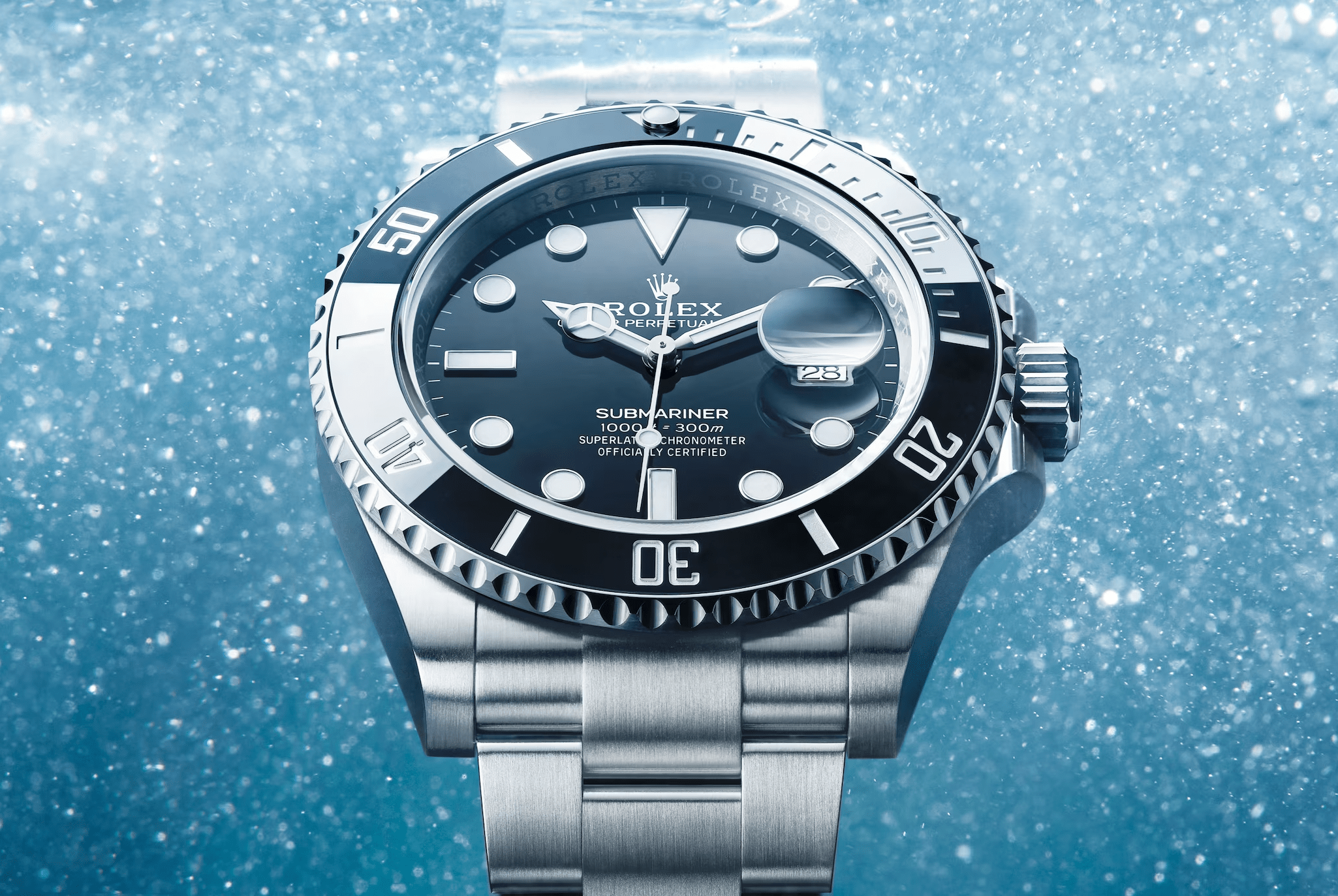 rolex watch underwater