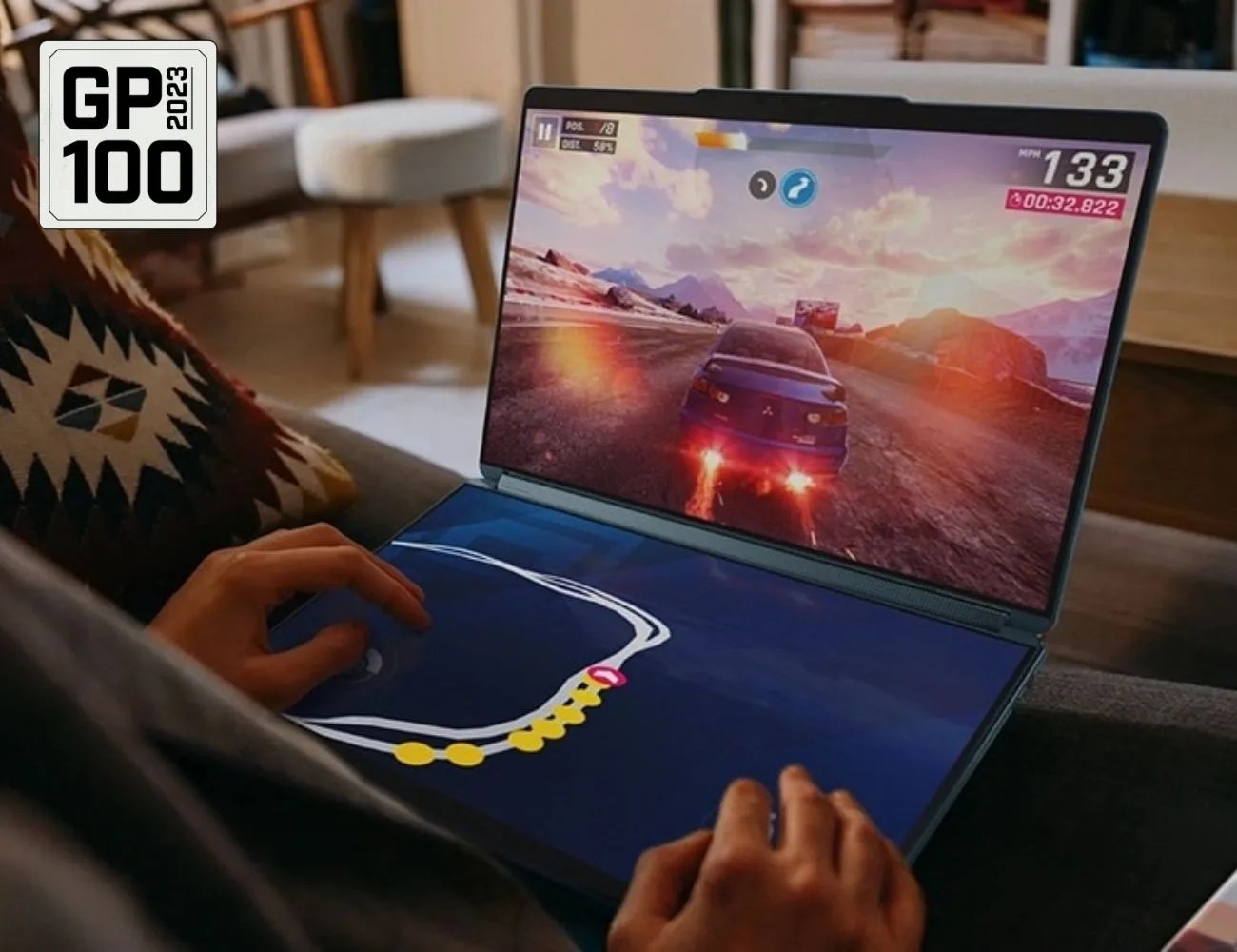a person using a laptop