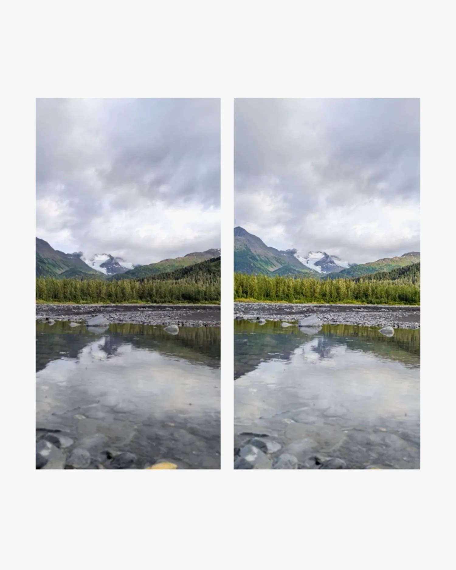 a lake with mountains in the background using pixel 8 camera