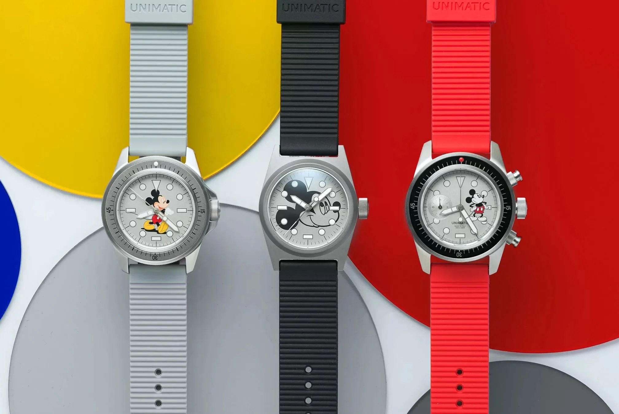 a group of watches on display