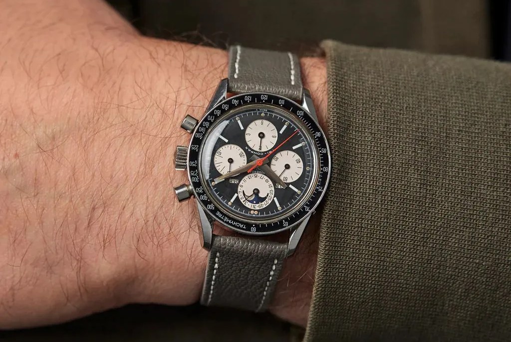 a watch on a person's wrist