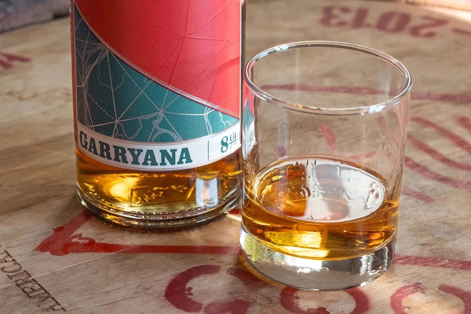 whiskey bottle and glass