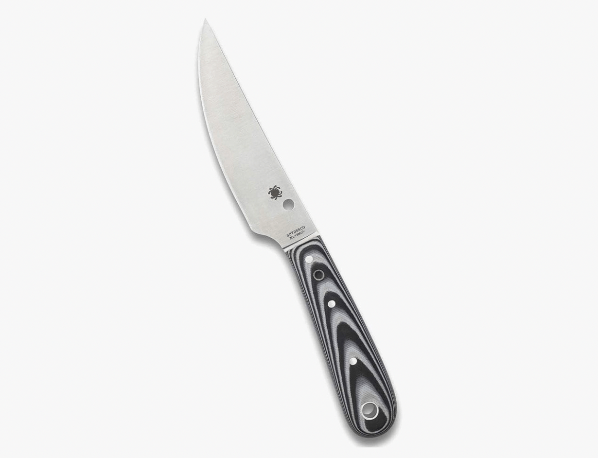 a knife with a handle