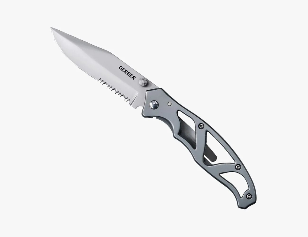a knife with a handle