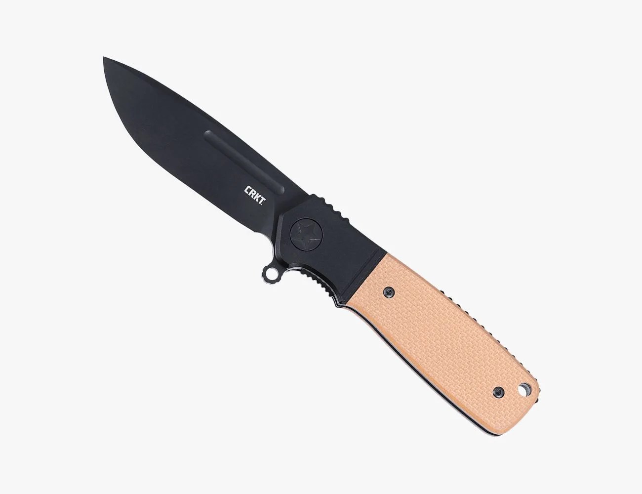 a knife with a handle