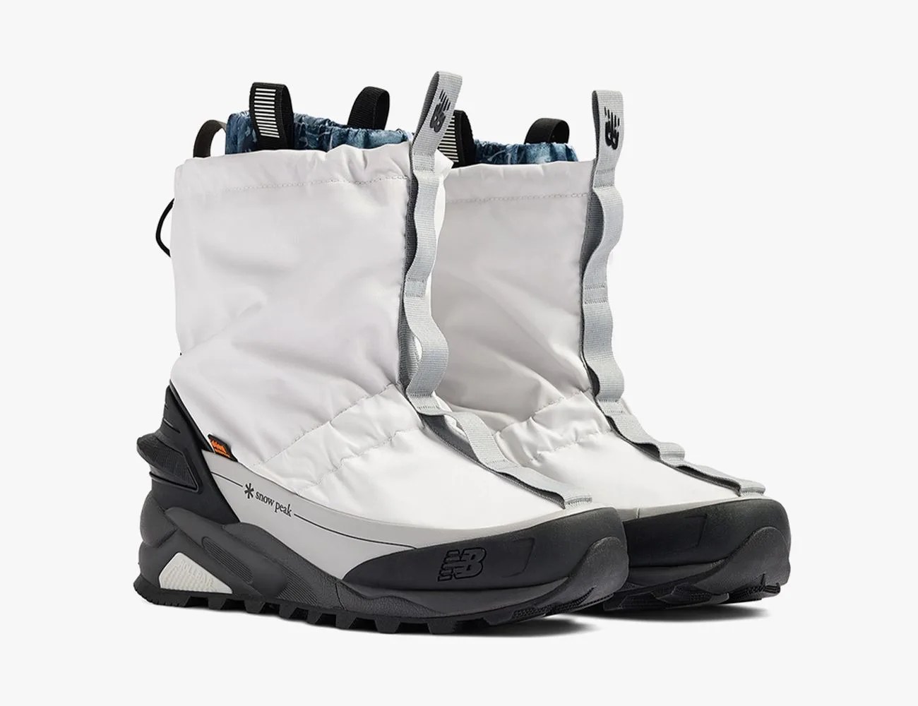 white snow boots