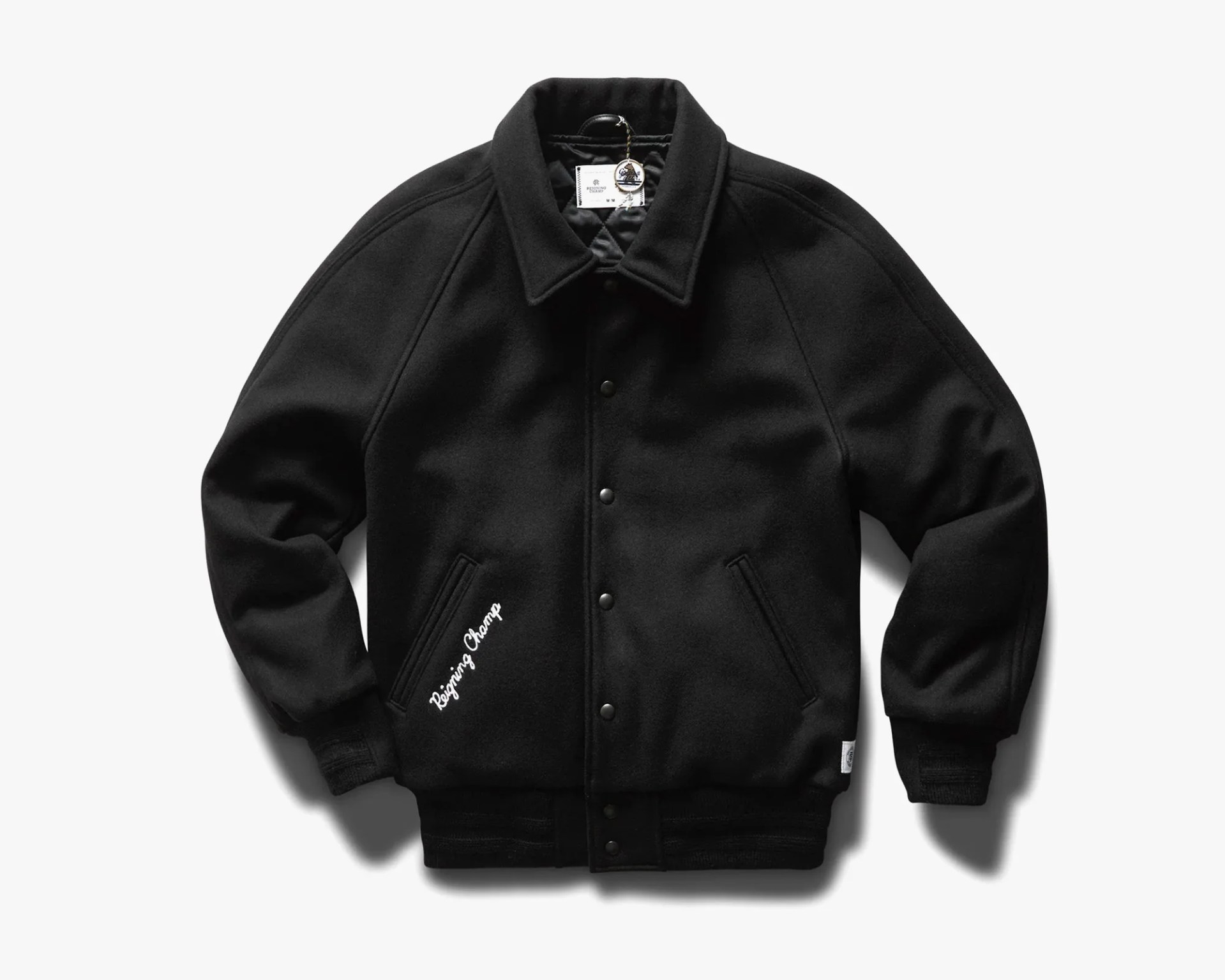 Reigning Champ Lobos Varsity Jacket