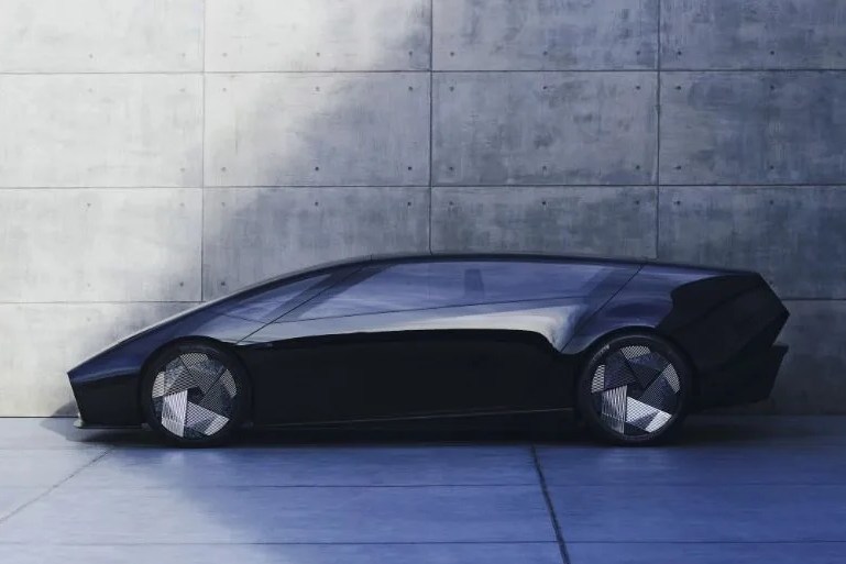 a black sports car