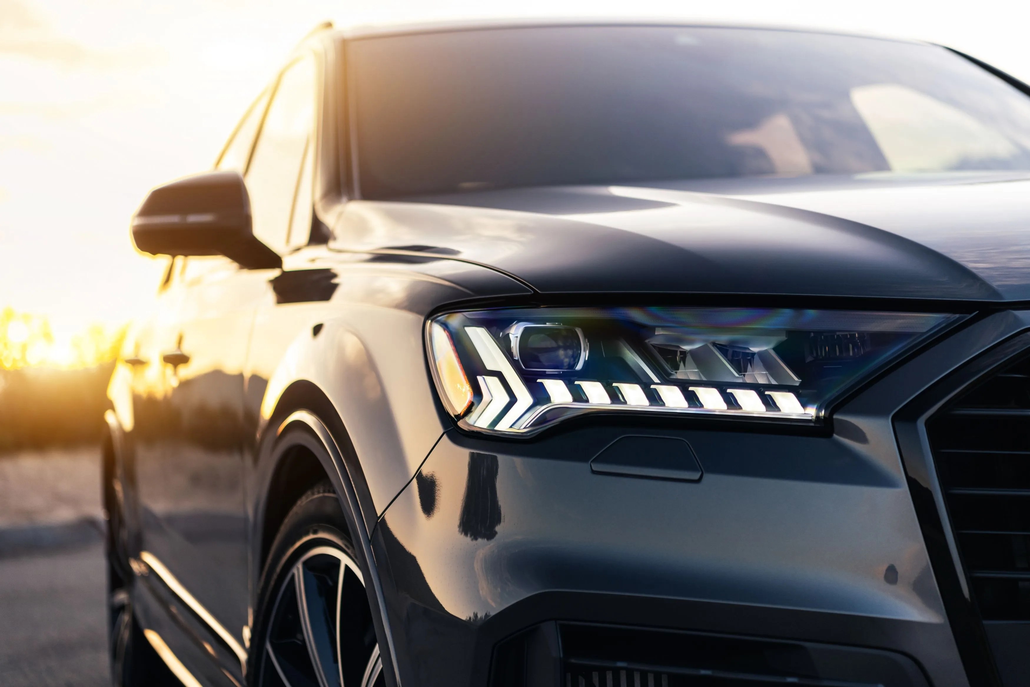 passenger side of audi suv