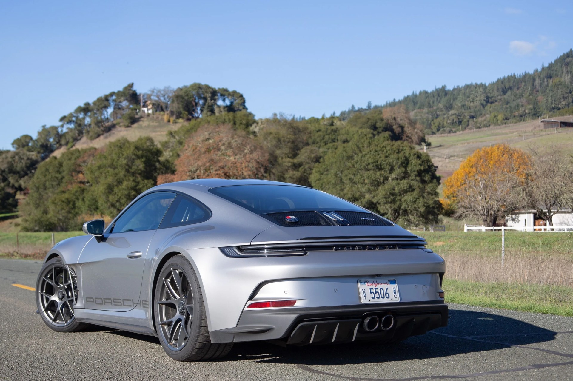 2024 porsche 911 st in silver