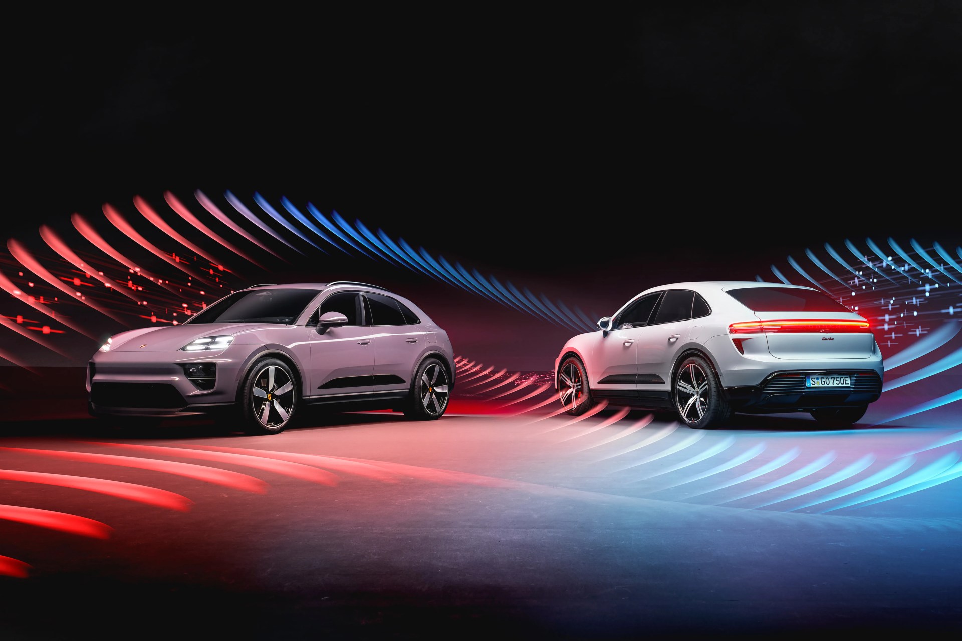 the 2024 porsche macan turbo and macan 4 electric suv
